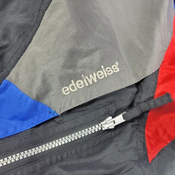 Edelweiss Skiwear Mens Large Black Jacket Snowboarding Winter Outdoors Casual - Picture 5 of 10